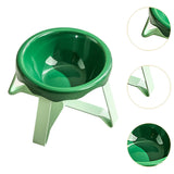 Maxbell Cat Bowl Non Slip Anti Vomiting Ceramic Cat Bowl for Kitty Indoor Cats Puppy Short version Green