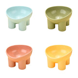 Maxbell Raised Cat Bowl Protect Pet's Spine Non Slip Pet Feeding Dish Food Container pink