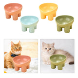 Maxbell Raised Cat Bowl Protect Pet's Spine Non Slip Pet Feeding Dish Food Container pink