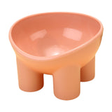 Maxbell Raised Cat Bowl Protect Pet's Spine Non Slip Pet Feeding Dish Food Container pink