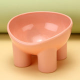 Maxbell Raised Cat Bowl Protect Pet's Spine Non Slip Pet Feeding Dish Food Container pink