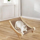 Maxbell Cat Scratcher Rest Claw Grinder for Medium Cats Small Animal Small Dogs yellow