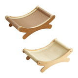 Maxbell Cat Scratcher Rest Claw Grinder for Medium Cats Small Animal Small Dogs yellow