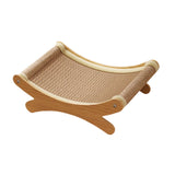 Maxbell Cat Scratcher Rest Claw Grinder for Medium Cats Small Animal Small Dogs yellow