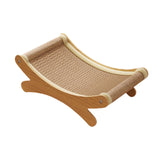 Maxbell Cat Scratcher Rest Claw Grinder for Medium Cats Small Animal Small Dogs yellow