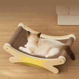 Maxbell Cat Scratcher Rest Claw Grinder for Medium Cats Small Animal Small Dogs yellow