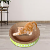 Maxbell Cat Scratcher Bed Protection for Couch Carpets Sofas Sleeping Lounge Cat Bed Round L