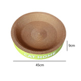 Maxbell Cat Scratcher Bed Protection for Couch Carpets Sofas Sleeping Lounge Cat Bed Round L