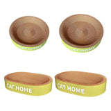 Maxbell Cat Scratcher Bed Protection for Couch Carpets Sofas Sleeping Lounge Cat Bed Round L