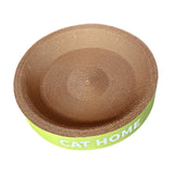 Maxbell Cat Scratcher Bed Protection for Couch Carpets Sofas Sleeping Lounge Cat Bed Round L