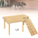 Maxbell Hamster Platform with Climbing Ladder Cage Accessories for Mouse Rat Hamster L