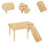 Maxbell Hamster Platform with Climbing Ladder Cage Accessories for Mouse Rat Hamster L