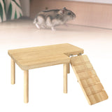 Maxbell Hamster Platform with Climbing Ladder Cage Accessories for Mouse Rat Hamster L