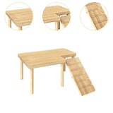 Maxbell Hamster Platform with Climbing Ladder Cage Accessories for Mouse Rat Hamster S