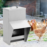 Maxbell Wall Mounted Chicken Feeder Rainproof No Waste for Outdoor Pheasants Poultry