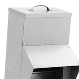 Maxbell Wall Mounted Chicken Feeder Rainproof No Waste for Outdoor Pheasants Poultry