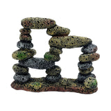 Maxbell Fish Tank Decoration Hideout Chic Accessories Reptile DIY Supplies Rock Cave Style A