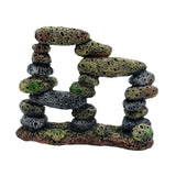 Maxbell Fish Tank Decoration Hideout Chic Accessories Reptile DIY Supplies Rock Cave Style A