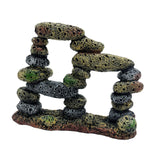 Maxbell Fish Tank Decoration Hideout Chic Accessories Reptile DIY Supplies Rock Cave Style A