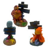 Maxbell Fish Tank Decor Craft Accessories Home DIY Sculpture Saltwater Layout Statue Style A