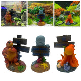 Maxbell Fish Tank Decor Craft Accessories Home DIY Sculpture Saltwater Layout Statue Style A