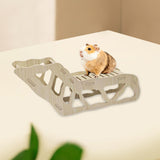 Maxbell Hamster House Hideouts Hamster Climbing Toy Wooden Ladder for Small Pets Rat