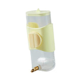 Maxbell Parrot Water Feeder Portable Bird Feeder for Parakeet Small Pet Canary Finch Yellow
