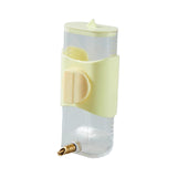 Maxbell Parrot Water Feeder Portable Bird Feeder for Parakeet Small Pet Canary Finch Yellow