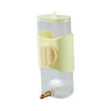 Maxbell Parrot Water Feeder Portable Bird Feeder for Parakeet Small Pet Canary Finch Yellow