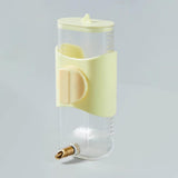 Maxbell Parrot Water Feeder Portable Bird Feeder for Parakeet Small Pet Canary Finch Yellow