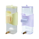 Maxbell Parrot Water Feeder Portable Bird Feeder for Parakeet Small Pet Canary Finch Yellow