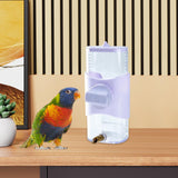 Maxbell Maxbell Parrot Water Feeder Portable Bird Feeder for Parakeet Small Pet Canary Finch Purple