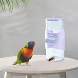 Maxbell Maxbell Parrot Water Feeder Portable Bird Feeder for Parakeet Small Pet Canary Finch Purple