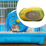 Maxbell Pottery Hamster House Decoration Small Animals Nest for Gerbil Lemmings Mice Corn Shape