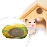 Maxbell Pottery Hamster House Decoration Small Animals Nest for Gerbil Lemmings Mice Corn Shape