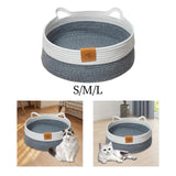 Maxbell Cat Bed Cat Scratcher Bed Woven Pet Bed for Summer Cats or Small Dogs Indoor S