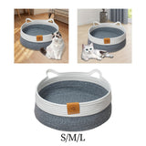 Maxbell Cat Bed Cat Scratcher Bed Woven Pet Bed for Summer Cats or Small Dogs Indoor S