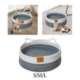 Maxbell Cat Bed Cat Scratcher Bed Woven Pet Bed for Summer Cats or Small Dogs Indoor S