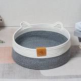 Maxbell Cat Bed Cat Scratcher Bed Woven Pet Bed for Summer Cats or Small Dogs Indoor S