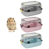 Maxbell Large Hamster Cage Portable Small Animal Cage for Guinea Pigs Rabbit Gerbils Pink