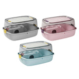 Maxbell Large Hamster Cage Portable Small Animal Cage for Guinea Pigs Rabbit Gerbils Pink