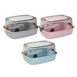 Maxbell Large Hamster Cage Portable Small Animal Cage for Guinea Pigs Rabbit Gerbils Pink