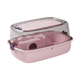 Maxbell Large Hamster Cage Portable Small Animal Cage for Guinea Pigs Rabbit Gerbils Pink
