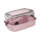 Maxbell Large Hamster Cage Portable Small Animal Cage for Guinea Pigs Rabbit Gerbils Pink
