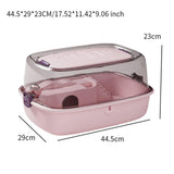 Maxbell Large Hamster Cage Portable Small Animal Cage for Guinea Pigs Rabbit Gerbils Pink