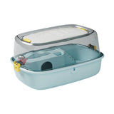 Maxbell Large Hamster Cage Portable Small Animal Cage for Guinea Pigs Rabbit Gerbils Blue