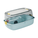 Maxbell Large Hamster Cage Portable Small Animal Cage for Guinea Pigs Rabbit Gerbils Blue