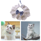 Maxbell Adjustable Pet Cats Collar Holiday Neckwear for Festival Holiday Photo Props L
