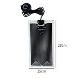 Maxbell Reptile Heating Pad Under Tank Terrarium Heating Mat for Frogs Turtles Gecko 15x28cm