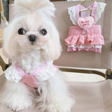 Maxbell Dog Dress Cats Clothes Costume Funny Pet Dress Photo Props Dog Harness Dress M